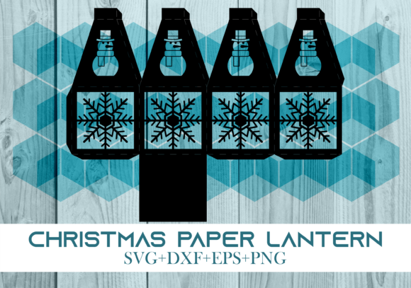 Christmas Paper Lantern Series 0123 3D SVG