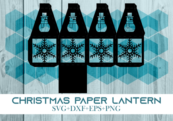 Christmas Paper Lantern Series 0149 – A Polished 3D SVG for Holiday Design Projects
