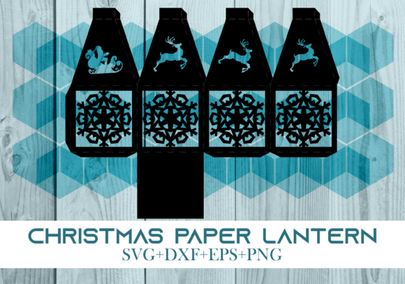 Christmas Paper Lantern Series 0271 – A Festive 3D SVG for Crafters