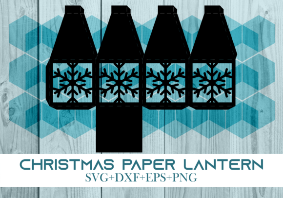 Christmas Paper Lantern Series 0306 – A Festive 3D SVG for Holiday Creations